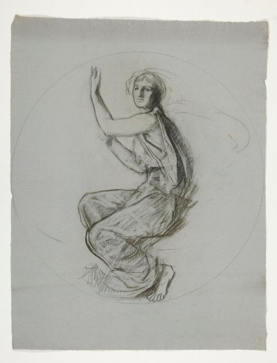 Medallion Study for Mural at the State Capitol Building in Harrisburg, Pennsylvania, 1902-1911 (completed by John Singer Sargent) by Edwin Austin Abbey