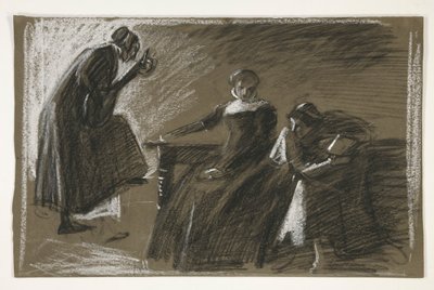 Sketch for an Unidentified Shakespeare Play by Edwin Austin Abbey