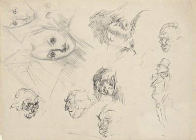 Studies of Heads by Edwin Austin Abbey