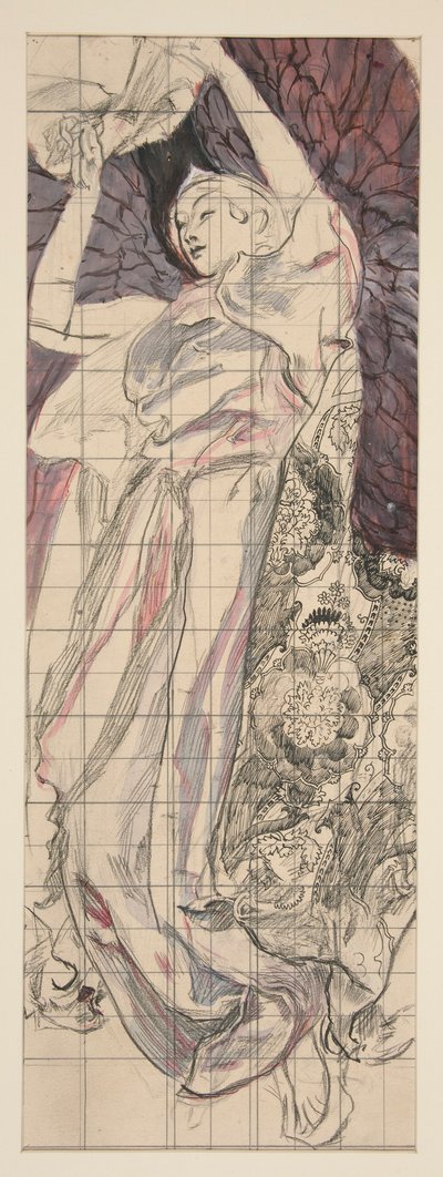 Study for Louis Comfort Tiffany by Edwin Austin Abbey