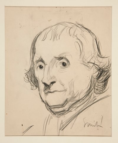 Study for Smith: sketch for mural for the state capitol building in Harrisburg, Pennsylvania, 1902-1911 (completed by John Singer Sargent) by Edwin Austin Abbey