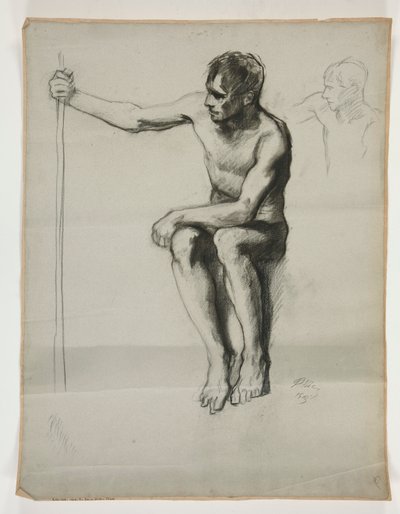 Study for The Spirit of Vulcan, Genius of the Workers in Iron and Steel, Capitol Rotunda, Harrisburg, Pennsylvania by Edwin Austin Abbey