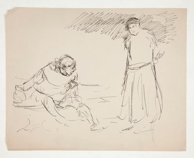 Study for an unidentified Shakespearean play by Edwin Austin Abbey