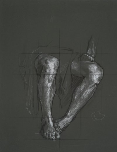 Study for figure in The Spirit of Vulcan, Genius of the Workers in Iron and Steel, capitol rotunda, Harrisburg, Pennsylvania by Edwin Austin Abbey