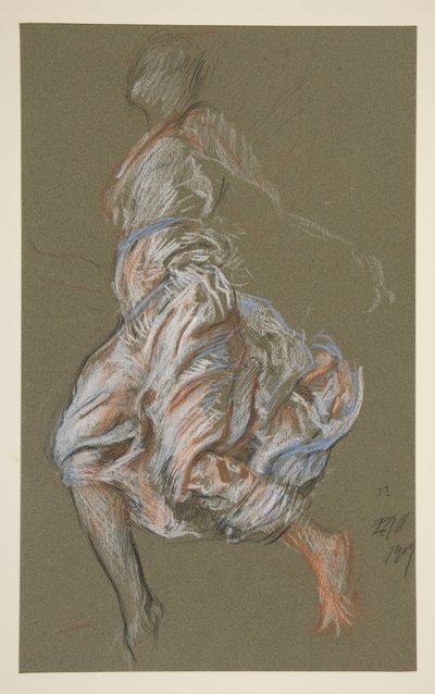 Study for figure of 11 am by Edwin Austin Abbey