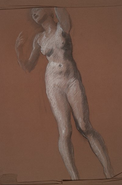 Study for figure of 3 pm by Edwin Austin Abbey
