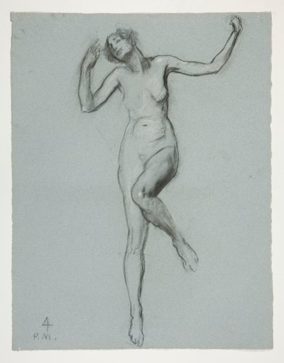 Study for Figure of 4 PM by Edwin Austin Abbey