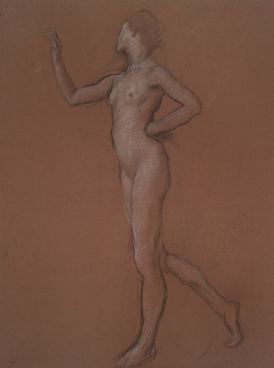 Study for figure of 7 am by Edwin Austin Abbey