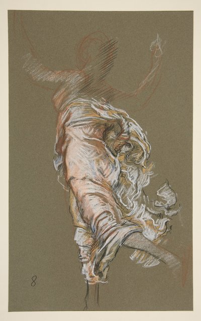 Study for Figure of 8 am by Edwin Austin Abbey