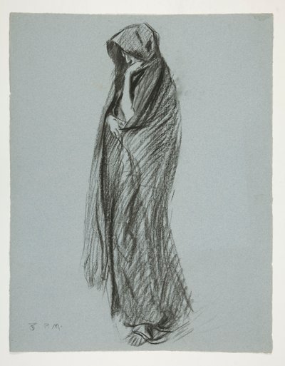 Study for Figure of 8 PM by Edwin Austin Abbey