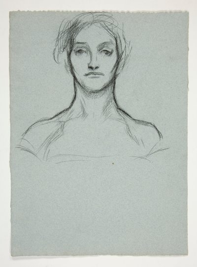 Study for Portrait of a Young Woman by Edwin Austin Abbey