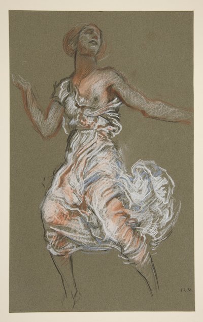 Study for the Figure of 12 Noon by Edwin Austin Abbey