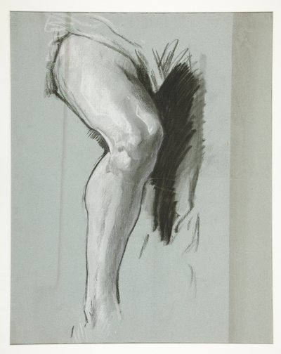 Study for the Leg of Vulcan, in The Spirit of Vulcan, Genius of the Workers in Iron and Steel, Capitol Rotunda, Harrisburg, Pennsylvania by Edwin Austin Abbey