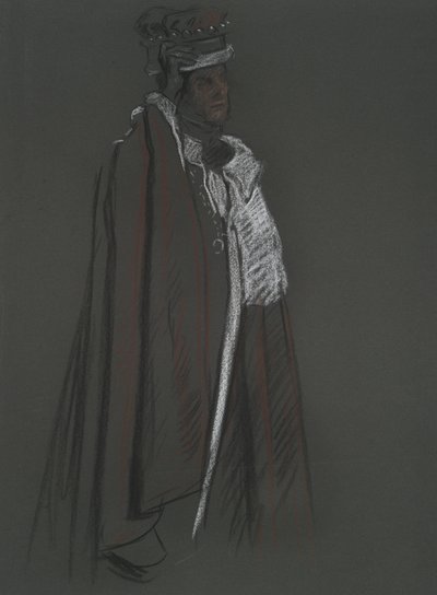 Study of Peer for Coronation of Edward VII by Edwin Austin Abbey