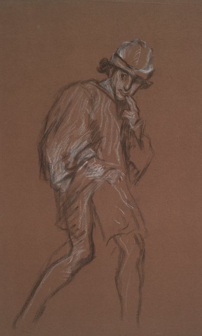 Study of a Man Walking by Edwin Austin Abbey