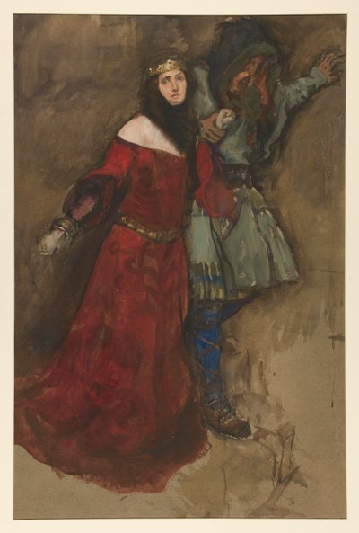 Unidentified Scene, from Hamlet or Macbeth? by Edwin Austin Abbey