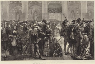 Fancy Dress Ball Given by the Lady Mayoress at the Mansion House by Edwin Buckman