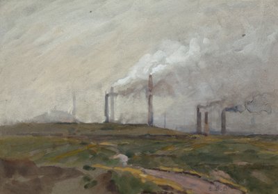 Evening Landscape by Edwin Butler Bayliss
