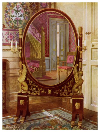 Oval Mirror and Bed of Napoleon I by Edwin Foley