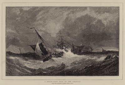 A South-East Gale in the Channel by Edwin Hayes