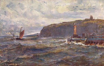 Penarth, Entrance to Cardiff Harbour by Edwin Hayes