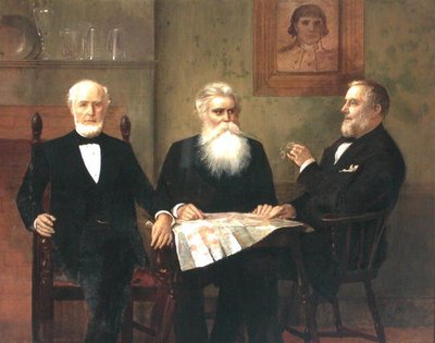 Charles Edwin Wilbour with Two Cousins by Edwin Howland Blashfield