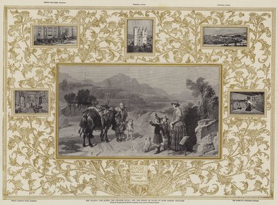 Her Majesty the Queen, the Princess Royal, and the Prince of Wales at Loch Laggan, Scotland by Edwin Landseer