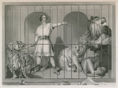 Van Amburgh and the lions by Edwin Landseer