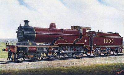 Along the Eden Valley: A Deeley Compound Engine 1000 for the Midland Railway by Edwin Thomas Rudd