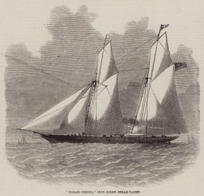 Norah Creina, Iron Screw Steam-Yacht by Edwin Weedon