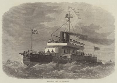 Our Ironclad Fleet, HMS Devastation by Edwin Weedon