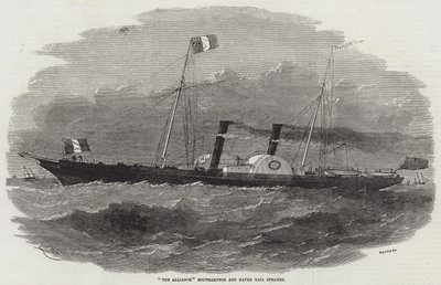 The Alliance Southampton and Havre Mail Steamer by Edwin Weedon