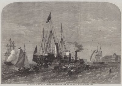 The Arrival of His Royal Highness the Prince of Wales at Alexandria, Egypt by Edwin Weedon