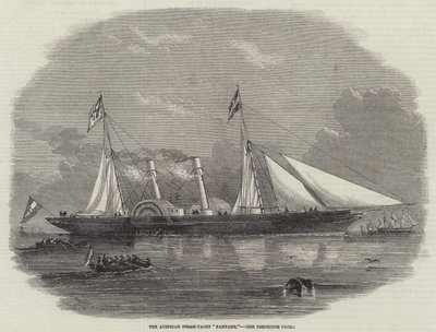 The Austrian Steam-Yacht Fantasie by Edwin Weedon