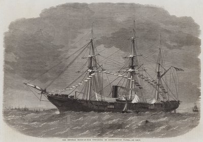 The Federal Sloop-of-War Tuscarora in Southampton Water by Edwin Weedon