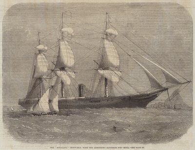 The Himalaya Troop-Ship, with the Armstrong Batteries for China by Edwin Weedon
