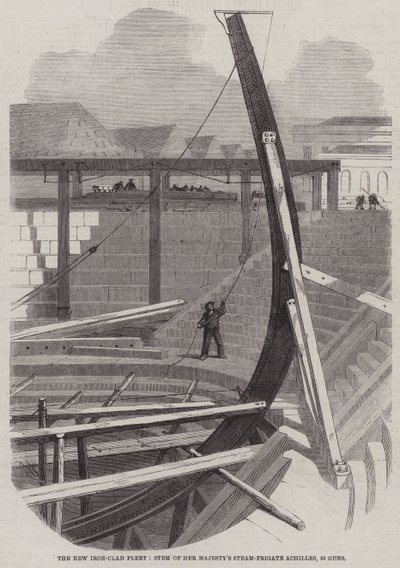 The New Iron-Clad Fleet, Stem of Her Majesty