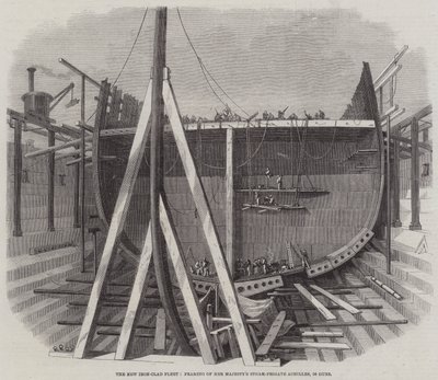 The New Iron-Clad Fleet, Framing of Her Majesty
