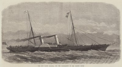 The New Yacht Galatea, for the Corporation of the Trinity House by Edwin Weedon