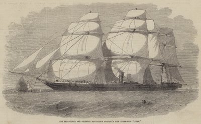 The New Steam-Ship Pera by Edwin Weedon