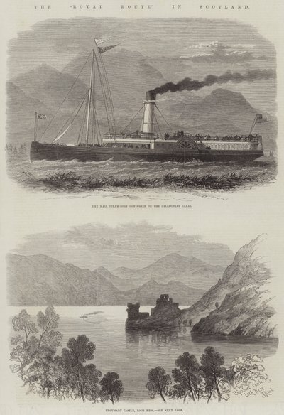 The Royal Route in Scotland by Edwin Weedon