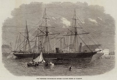 The Suspected Confederate Cruiser Pampero Seized at Glasgow by Edwin Weedon