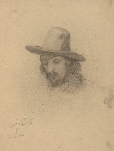 Edward Winslow, Sketch for Signing of the Compact in the Cabin of the Mayflower by Edwin White
