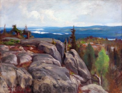Landscape from Koli by Eero Järnefelt