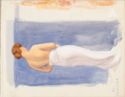 Bathing Sheet, page from Järnefelt