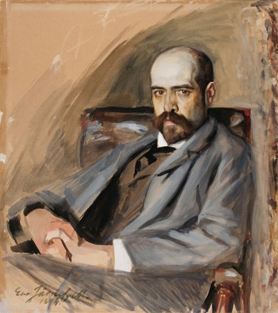 Portrait of Gunnar Berndtson by Eero Järnefelt