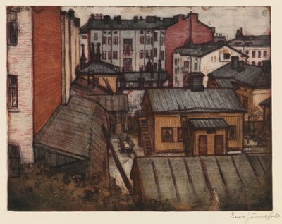 View from the Artist’s Home on Bernhardinkatu by Eero Järnefelt