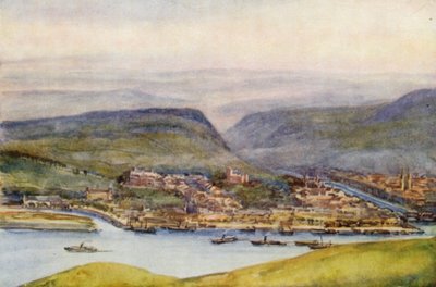 The Rhine: Bingen, from the Germania Monument by Effie Jardine