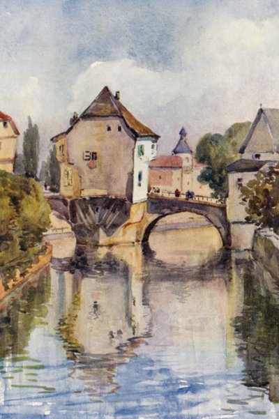The Rhine: Old Bridge at Kreuznach by Effie Jardine