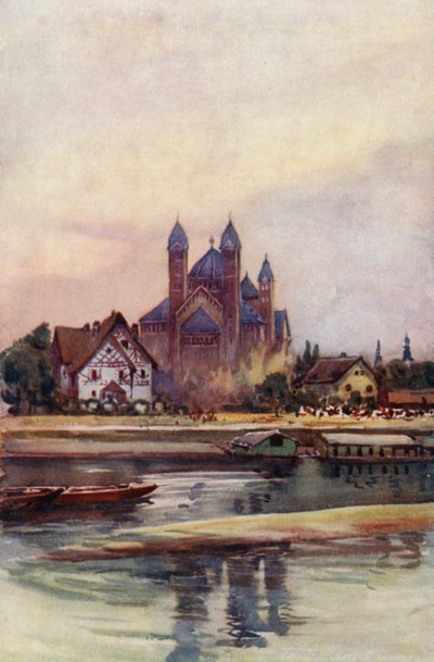 The Rhine: Speyer, Spires by Effie Jardine